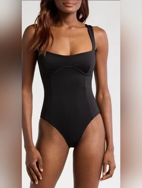 Victoria's Secret Black Structured Bodysuit